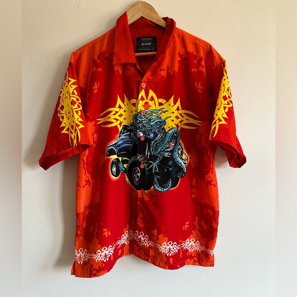 Vintage Truck Dragon Flame Shirt / Large / Urban Rags / UR